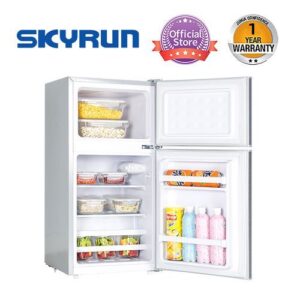 Skyrun 70Litres Double Door Top Mount Fridge  (BCD-85HC) - Silver.