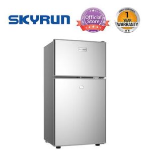 Skyrun 70Litres Double Door Top Mount Fridge  (BCD-85HC) - Silver.