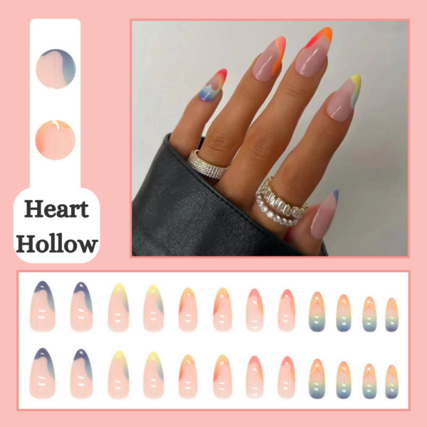 Heart Hollow Press On Nails