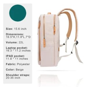 Multifunctional Travel Backpack Woman Airplane Bag Air Women's Notebook Bags For Women USB Charging Lightweight Laptop Bagpacks