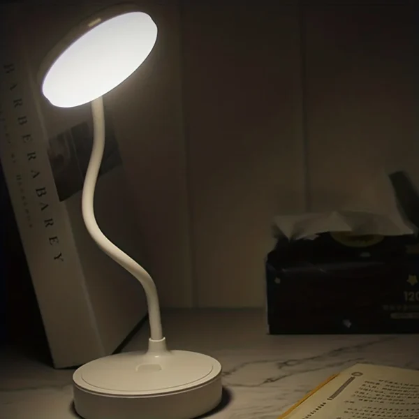 Table Lamp USB Rechargeable Desk Lamp Bed Reading Book Night Light LED Eye Protection Light Foldable for Study Office Work Lamp