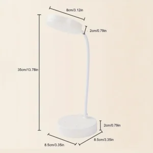 Table Lamp USB Rechargeable Desk Lamp Bed Reading Book Night Light LED Eye Protection Light Foldable for Study Office Work Lamp