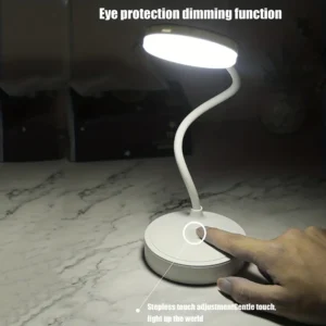 Table Lamp USB Rechargeable Desk Lamp Bed Reading Book Night Light LED Eye Protection Light Foldable for Study Office Work Lamp