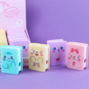 Kawaii Mini Portable Cute Pencil Sharpener Mini Sketch Pencil Eraser Set Cute Cartoon Multifunctional Stationery Study Supplies