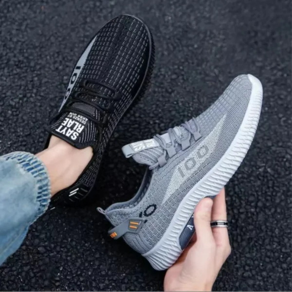 Breathable Mesh Sneakers Comfortable Casual Sport Shoes Fashion Shoes Lightweight Deodorant Outdoors Shoes Plus Size 39-44