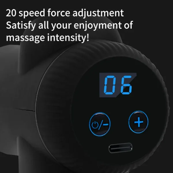 Mini Electric Fascia Massage Gun Deep Muscle Relaxation Simulator Wireless Portable Lightweight Professional Fitness Health Gift