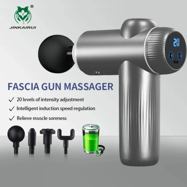 Mini Electric Fascia Massage Gun Deep Muscle Relaxation Simulator Wireless Portable Lightweight Professional Fitness Health Gift