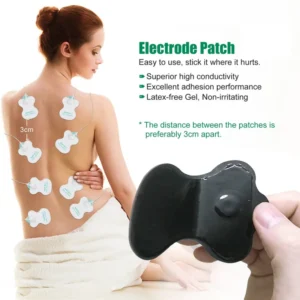 Health Care Tens Massage Machine with Electrode Pads Acupuncture Body Neck Massager Electric Muscle Stimulator EMS Massager