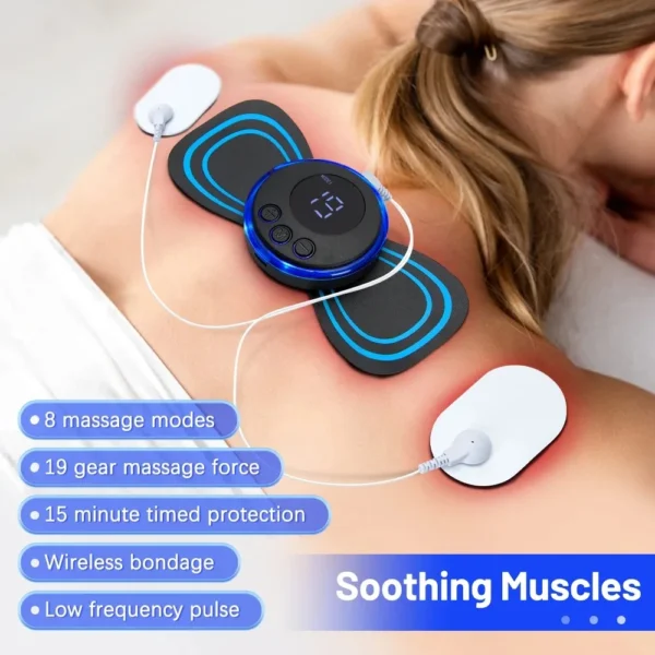 Whole Body Massage Stickers Household Multifunctional Electric Massage Stickers For Cervical Spine Neck Waist Back Body Health