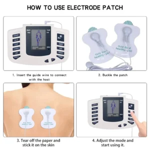 Full Body EMS Tens Muscle Electrostimulator Electric Massage Microcurrents Low Frequency Relaxing Physiotherapy Health Care Tool