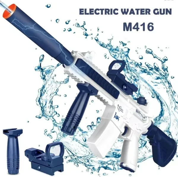 M416 Electric Water Gun Fully Automatic Shooting Toys Beach Outdoor Entertainment Gifts for Kids and Adults